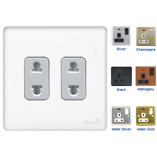 Double 10A socket