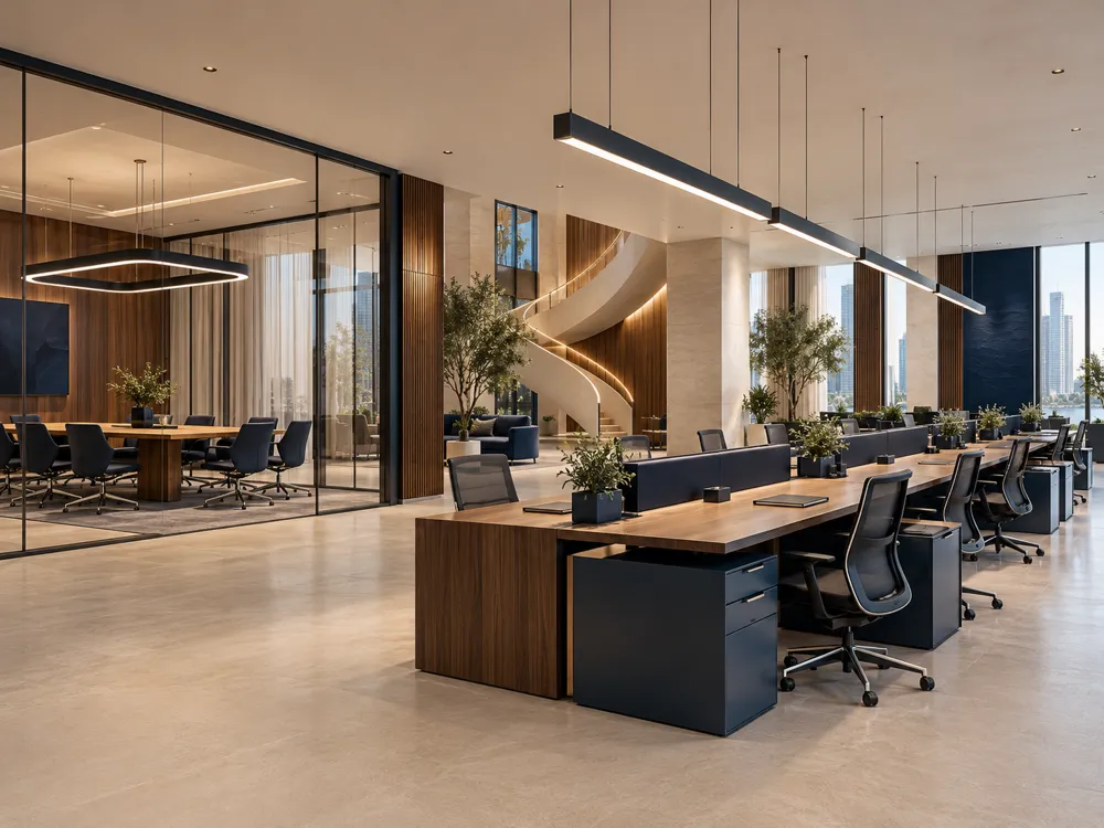 Offices & Workspaces lighting by Quanta